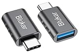 Blukar USB C Adapter auf USB 3.0, [2 Stücke] USB Typ C Adapter mit OTG, Thunderbolt 3 to USB 3.1, Kompatibel mit Huawei, Galaxy, iPad Pro, MacBook