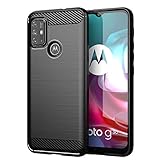 TingYR Hülle für Motorola Moto G30, Ultra Thin Silikon hülle Abdeckung Telefon Case Stoßfest Case Schutzhülle, Handyhülle für Motorola Moto G30 Smartphone.(Schwarz)