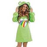 Damen Kostüm Bärli Kleid grün Bärchen Fasching Bär Spaßkostüm (L)