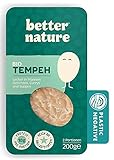 Better Nature vegane 100% BIO Fleischalternative aus Tempeh von Sojabohnen – 6x 200g Packungen leckere pflanzliche Alternative zu Fleisch mit vielen Proteinen und B