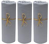 P'tit Basile Baby-Bettlaken aus Jersey, Ökotex Bio – Wiege Cododo, Cosleeping, Babywanne, verstellbar, Matratze NEXT2 ME Dream, KINDERKRAFT, Safety 1st – 40 x 80 cm bis 50 x 90 cm, Dunkelg