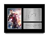 HWC Trading Robert Downey Jr A4 Ungerahmt Signiert Gedruckt Autogramme Bild Druck-Fotoanzeige Geschenk Für Iron Man The Avengers F