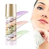 Touchup Diamond Skin Tricolor Correcting Base, One Step Color Corrector, Makeup Primer Skin Tone Correcting and Brightening Primer, Invisible Pore, Cover Acne Marks and Oil Control (1Pcs)