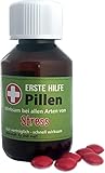 Lustige Pillen ANTI STRESS Pille im 2er Set, Schoko Tabletten als Geburtstagsgeschenk. Spaß, Anti Stress, gute Laune, Junggesellenabschied Mann und Frau. John Silver® Schoko Drop