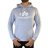 ALPHA INDUSTRIES Herren Basic Hoody Sweatshirt, Azul Claro, 43.73