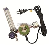 yaohuishanghang Regler Energie sparen CO2.Druckreduzierventil,Gassparend-Manometer,Anti-Fall 110V-Kohlendioxid-Messgerät STS-008.Druckverminderer Schweißwag