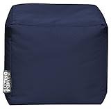 SITTING POINT only by MAGMA Sitzsack Scuba Cube 40x40x40cm Jeansblau (Outdoor)