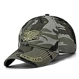 WAZHX Mode Herren Navy Seal Hut Armee Grün Hysteresenhut Jagd Angeln Mütze Outdoor Tarnung Baseballmütze Verstellbare Gorras Camouflage1