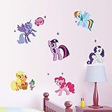 Wandsticker für Kinderzimmer, Cartoon-Motiv 'My Little Pony'