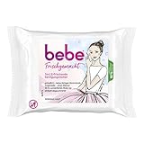 bebe Frischgemacht, 5in1 Erfrischende Reinigungstücher, Gründlich & ohne Austrocknen, 6 x 25 Tü