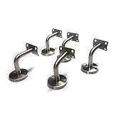 Lfhelper 5 Stück Handlaufträger Handlaufhalter Edelstahl Silber Für Treppengeländer G