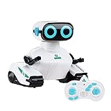 Locisne Ferngesteuertes Roboterspielzeug RC elektrisches Spielzeug mit ferngesteuerten LED-Augen und flexiblem Arm Ideal für Weihnachts- und Geburtstagsgeschenke fü