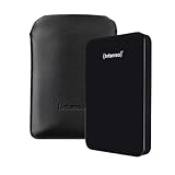 Intenso Memory Drive 500GB externe Festplatte inkl. Tasche (6,4 cm (2,5 Zoll), 5400rpm, 8MB Cache, USB 3.0) schw