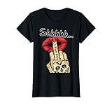 Damen Damen Vintage Retro Girl Power Tattoo Rocker Feministin T-S