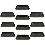 10PCS Sämling Starter Tray Pflanzenkeimung Tray Keine Abflusslöcher Pflanze Sämling Tray Gewächshaus Grow Seed Tray Für Sämlinge, Pflanzen, Blumen, Für Microgreens, Weizeng