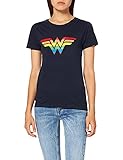 dc comics Damen WOWOWOOTS109 T-Shirt, Denim, X-Larg