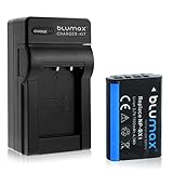 Blumax 2X Akku kompatibel mit Sony NP-BX1 1100mAh + Ladegerät - für Cyber-Shot DSC-RX100, DSC-RX100 II, DSC-RX100M II, DSC-RX100 III, DSC-RX100 V, DSC-RX100 IV, HDR-CX405, ZV-1