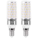 SanGlory 2 Stück E14 LED Leuchtmittel Neutralweiss 4000K, LED E14 12W Maiskolben Led Mais Birne E14 1350 Lumen ersetzt 100W Birne, 360° LED E14 Lampen,