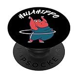 Hula Hoop Nilpferd Hippo Flusspferd Tier Liebhaber PopSockets mit austauschbarem PopGrip