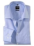 OLYMP Herren Oberhemd Langarm Luxor,Uni,modern fit,New Kent,Bleu 11,43
