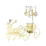 QWEQTYU Aromatherapie Kerzen Romantische Kreative Rotation Kerzenständer Laterne Eisen Dekoration Rotierende Laterne 25 * 15cm O