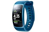 Samsung Gear Fit 2 Smartwatch mit Pulssensor und Benachrichtigungen - Blau (L)