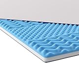 INNOCENT® 2in1 Gel & Visco Topper 180 x 200 cm | Winter & Sommer drehbar | mit 3D-Air-Flow | Viskoelastische Matratzenauflagen 6cm Höhe | Memory Foam Matratzenschoner | für Matratzen & Boxspringb