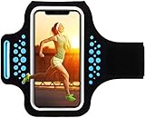HAISSKY Sportarmband Armtasche für iPhone 8 7 6 6s SE 5S 5 5C SE Samsung Galaxy A3 A5 Sport Armbänder Tasche für Joggen Laufen Handy Sport Handytasche mit Schlüsseltasche G