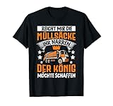 Herren Müllfahrer Müllabfuhr Spruch Müllauto Müllwagen Müllmann T-S