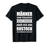 Herren Rostock Ossi Ostdeutschland Ostsee Geschenk T-S