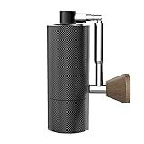 RTRD Tragbare Mini-Kaffeemaschine, manuell, traditionell, zusammenklappbar, Kaffee- und Cappuccino-Mühle, Schwarz, 794