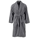 TEWTX7 Bademantel Herren aus Frottee 100% Baumwolle Herren Saunamantel, Luxus B