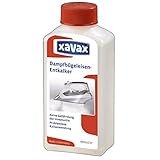 Xavax Entkalker für Dampfbügeleisen, 250 ml (ausreichend für 3 Anwendungen)