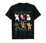 Dab Santa Elf Rentier Eisbär Xmas Junge Mädchen Weihnachten T-S