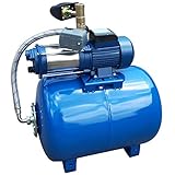 RainWeel Hauswasserwerk 1300W Gartenpumpe, Durchfluss 3000 l/h, 5,5 bar, Förderhöhe 85 m, 100 Liter 5-stufige Pump