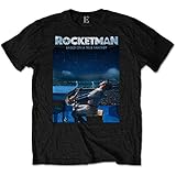 Elton John T Shirt Rocketman Starry Night Logo Nue offiziell Herren Schw