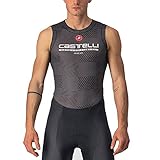 castelli Herren Pro Mesh Bl Sleeveless T-Shirt, Schwarz, L