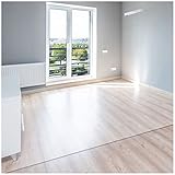 Flur Teppich Läufer Läufer Teppich Durchsichtiger Kunststoff Fliesen-/Hartholzbodenschutzauflage, Schwerlast Bereich Teppich - Abwischbar Und Schneidbar (Size : 140x350cm/4.6x11ft)