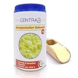 Anorganischer Schwefel 1kg in Dose aus deutscher Herstellung, ≥ 99,9% Reinheit, reinst, fein gemahlen, schonend abgefüllt, säurearm, ohne Zusatzstoffe, ölfrei, Sulp