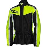 FLM Regenjacke, Regenschutz, Fahrrad Regenbekleidung Textil Regenjacke 3.0 Neongelb L, Unisex, Multipurpose, Ganzjährig