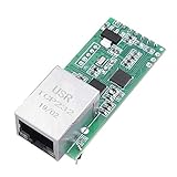 LDTR DIY Electronic kit RJ45 bis TTL. Serial zum Ethernet-Modul-Server 50.5 x 22,6 x 15mm Mcu. Netzwerkmodul Usr t2