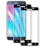 WISMURHI[2 Stück] Schutzfolie für Galaxy S6 Edge Panzerglas, Anti-Bläschen, Anti-Kratzen, 9H Härte, 3D Curved Volle Deckung, HD Klar Panzerglasfolie für Galaxy S6 Edg