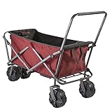 Uquip Faltbarer Strand Bollerwagen Beach Buddy XL 100KG Tragkraft, R