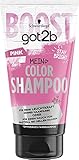 got2b Color Shampoo Pink Stufe 1 (150 ml), Farbshampoo für frische und intensive Leuchtkraft der Haarfarbe, kreiert sanfte Pastelltöne auf hellem H