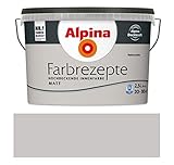 Alpina Farbrezepte Innenfarbe Wandfarbe matt, 2,5 L Nebelzauber, G