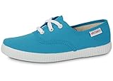 Victoria Schuhe 06613 - Englische Segeltuch, Türkis, Größe 33