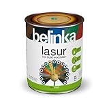 BELINKA Holzlasur Farblos - 0,75 Liter Premium Lasur - Holzanstrich - Für Innen und Außen - Lasur 12