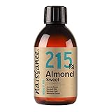Naissance natürliches Mandelöl süß (Nr. 215) 250ml - Vegan, gentechnikfrei - Ideal zur Haar- und Körperpflege, für Aromatherapie und als Basisöl für Massageö