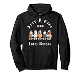 Just A Girl Who Loves Horses T-Shirt I Pferd Shirt I Mädchen Pullover H