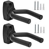 Gitarren Haken Gitarrenständer Wand Halterung Guitar Hanger Wandhalterung 2 Stück für Akustikgitarre klassische Gitarre E-Gitarre Bass Uk
